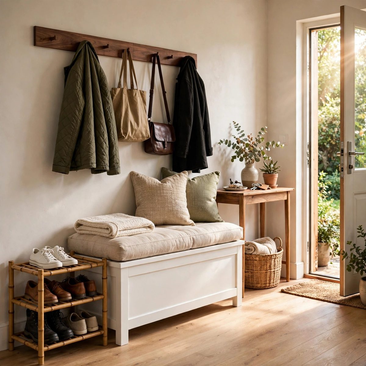 Entryway Storage Guide: Benches, Racks, and Mudroom Systems