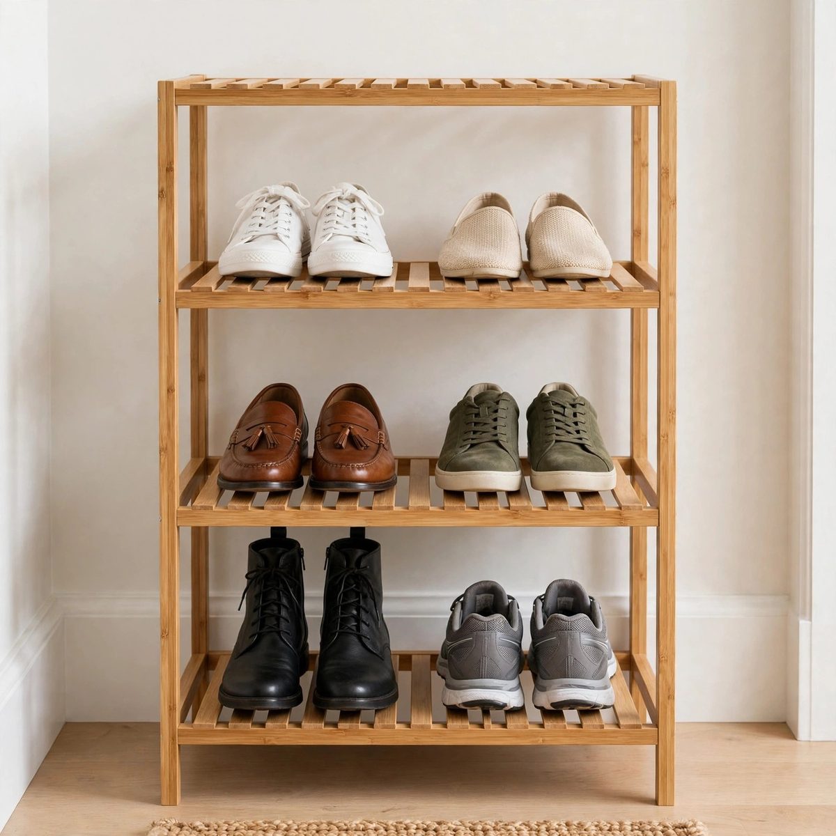 NeatNest 3-Tier Shoe Rack Organizer