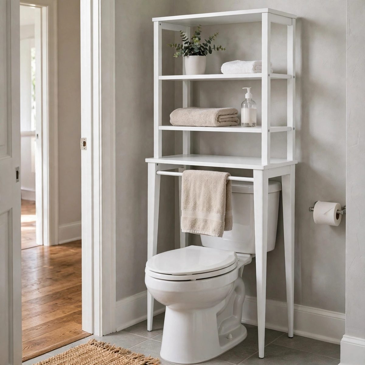 NeatNest Over-Toilet Storage Shelf, 3 Tier — view 5