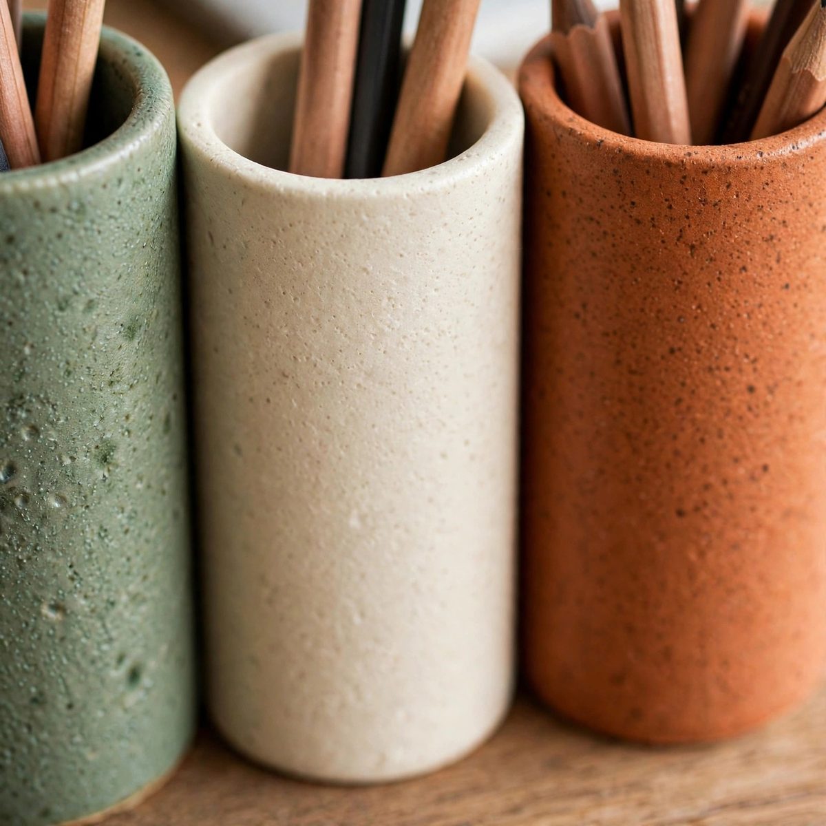 NeatNest Pen and Pencil Holder Trio Set — view 3