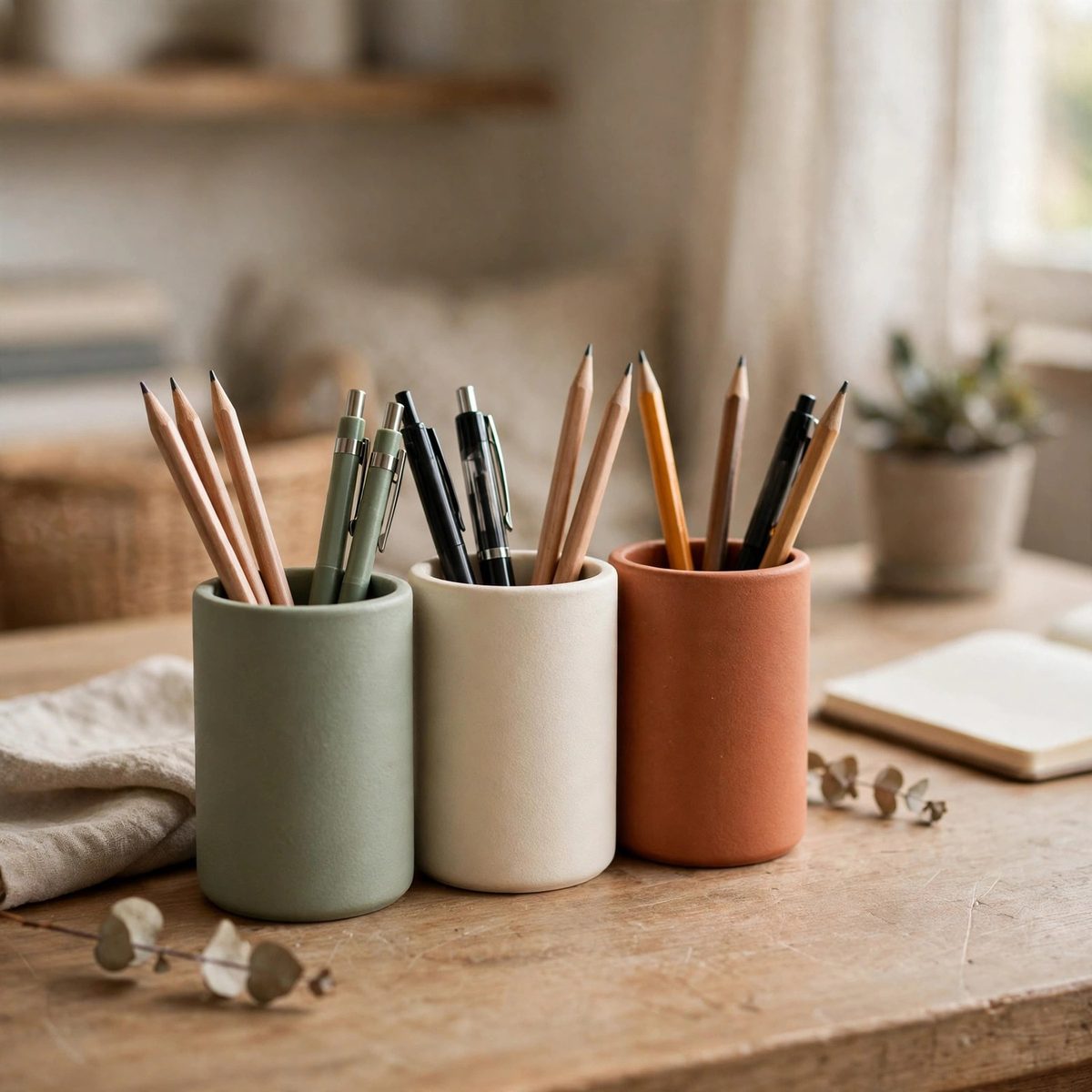 NeatNest Pen and Pencil Holder Trio Set — view 4