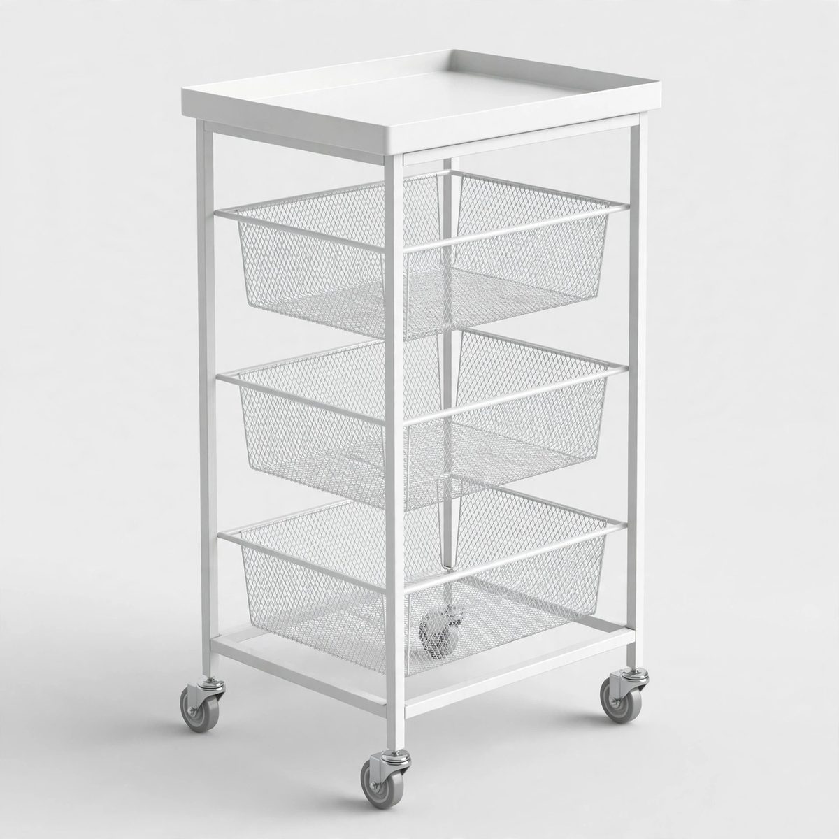 NeatNest Rolling Bathroom Cart, 4 Tier — view 2