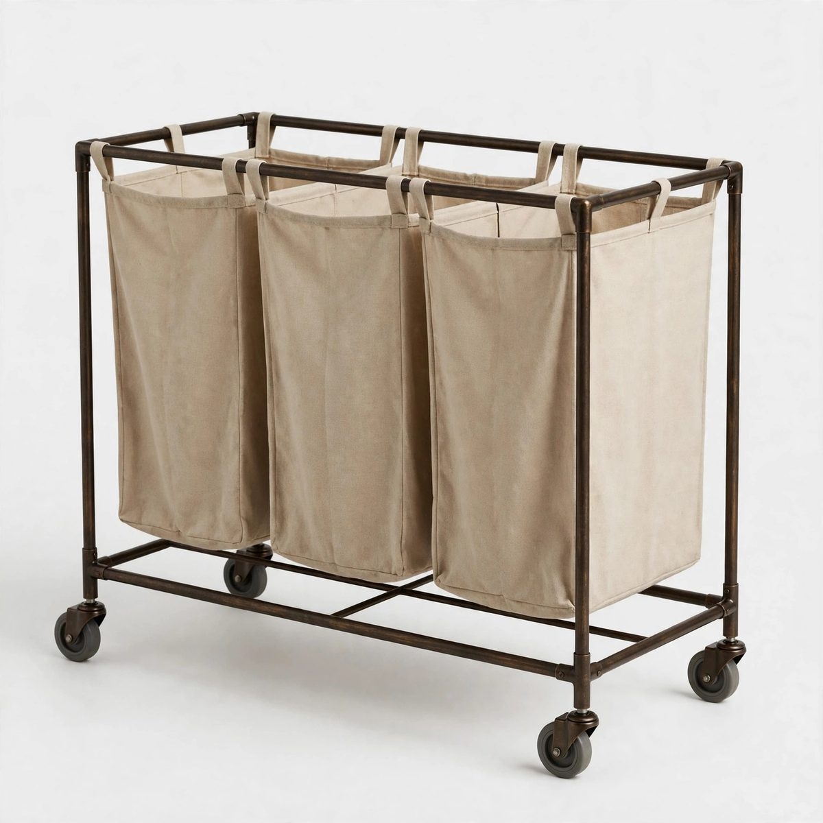 OrderlyOak 3-Bag Laundry Sorter Hamper — view 2