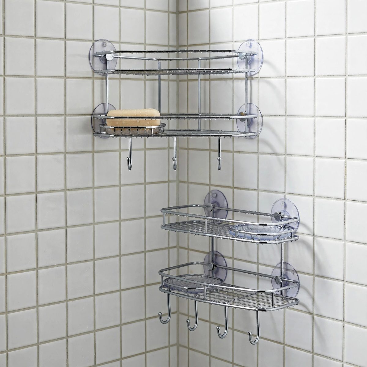 OrderlyOak Corner Shower Caddy, 2 Pack — view 2