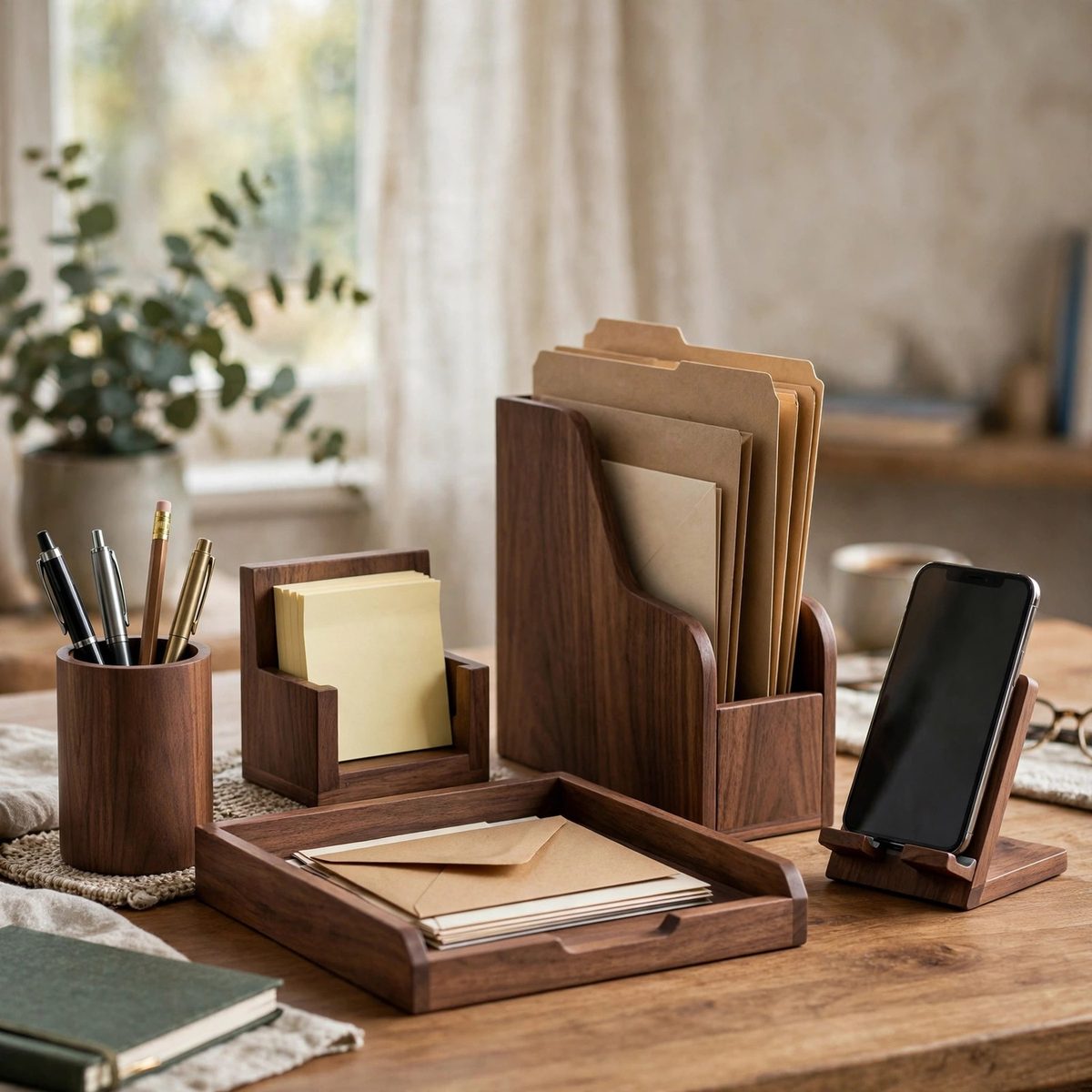 OrderlyOak Desk Organizer Set, 5 Piece — view 4