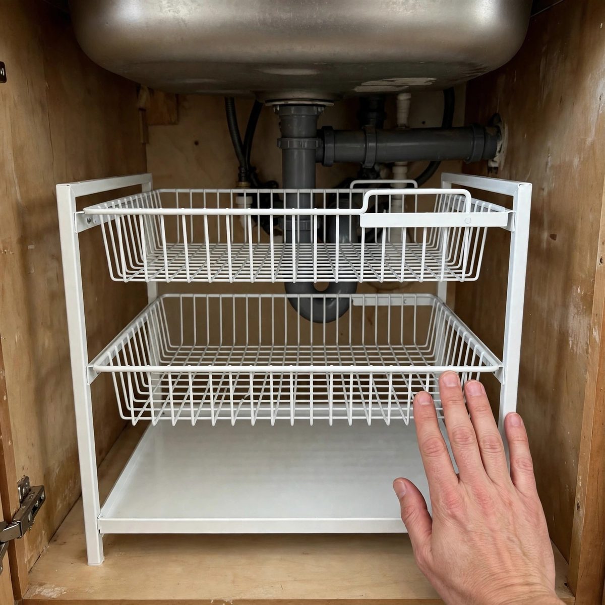 OrderlyOak Under-Sink Organizer Rack — view 5