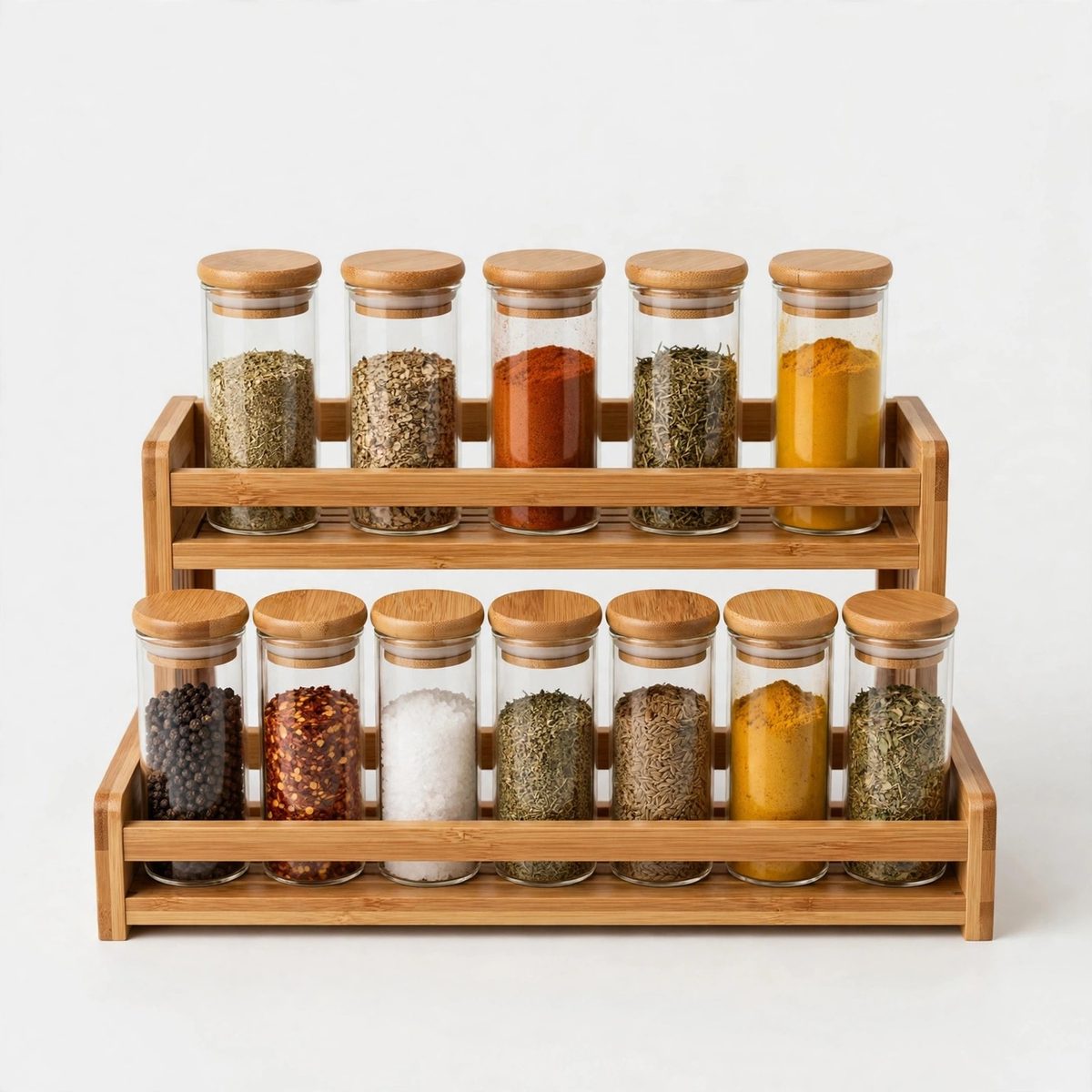 TidyHaven 2-Tier Spice Rack Organizer