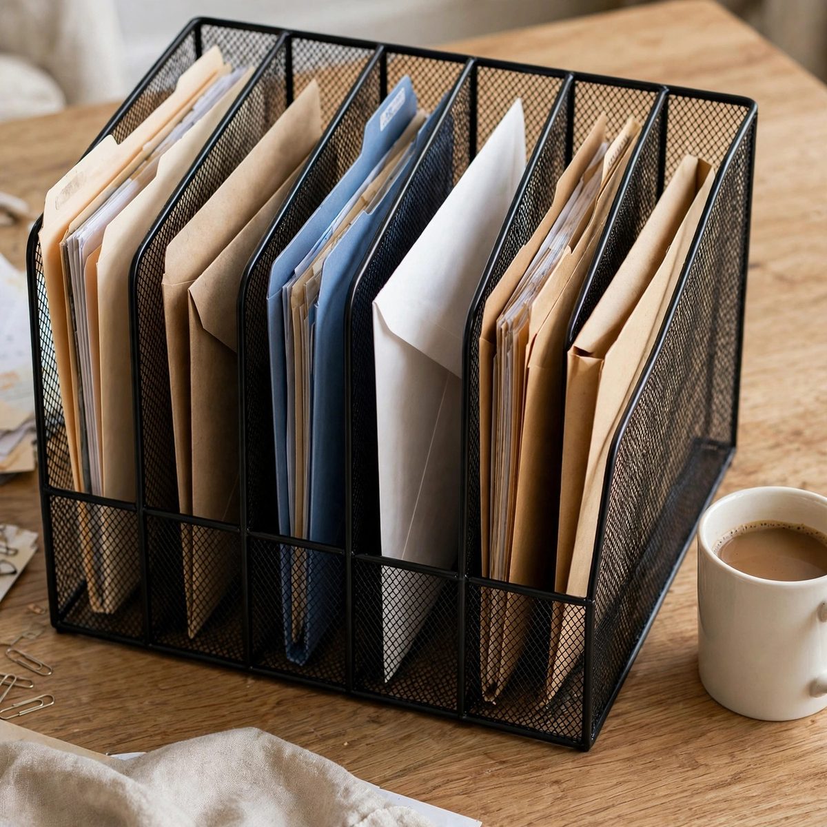 TidyHaven Desktop File Sorter, 6 Slot — view 5