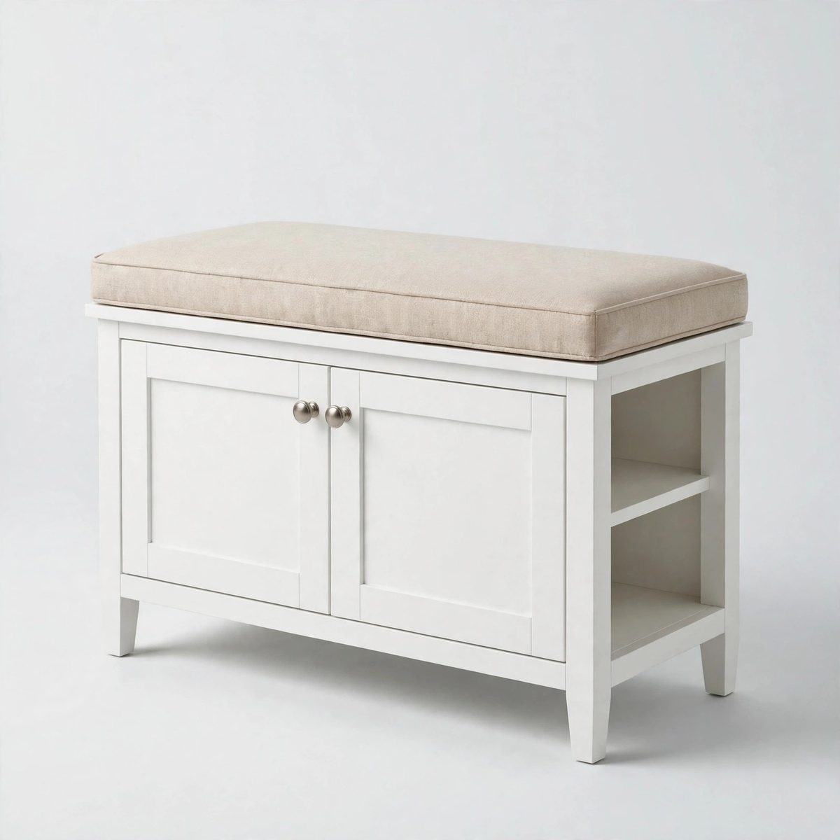 TidyHaven Entryway Storage Bench, 2 Door — view 2