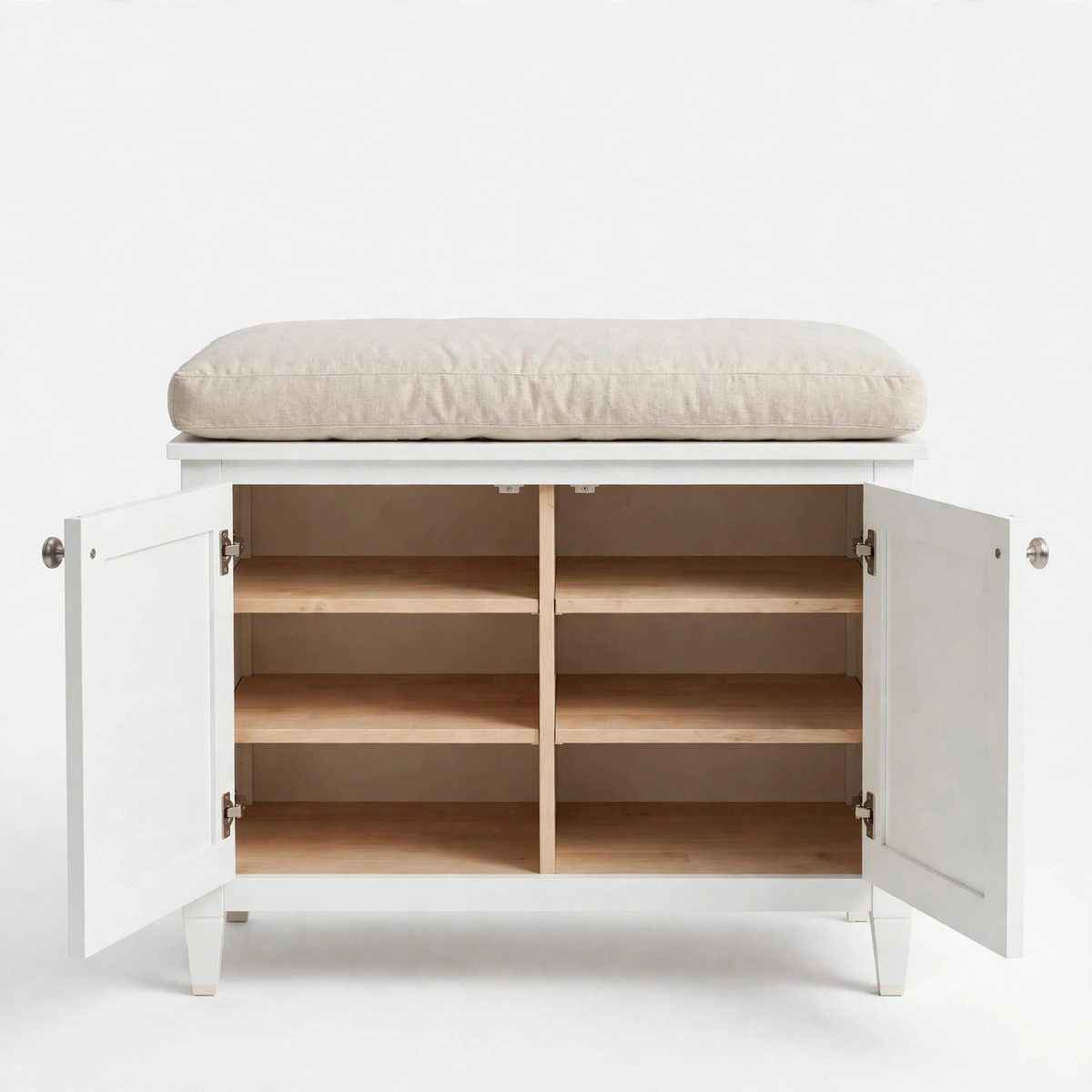 TidyHaven Entryway Storage Bench, 2 Door