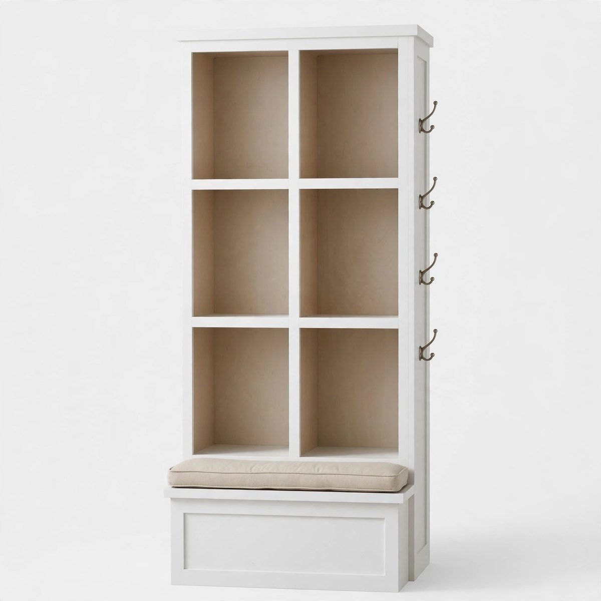 TidyHaven Mudroom Cubby Storage Tower