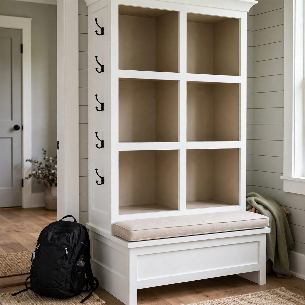 TidyHaven Mudroom Cubby Storage Tower — view 5
