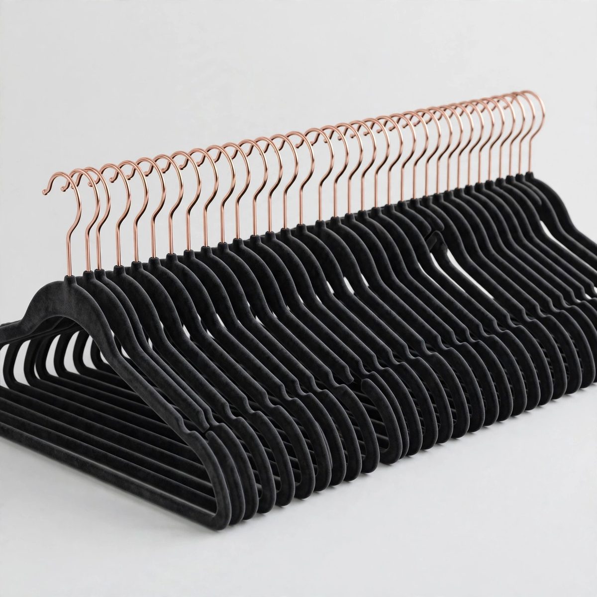 TidyHaven Slim Velvet Hangers, 30 Pack — view 2