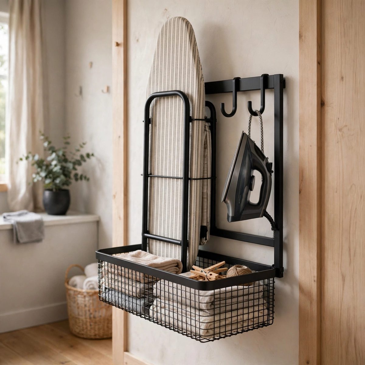 TidyHaven Wall-Mount Ironing Board Holder — view 4